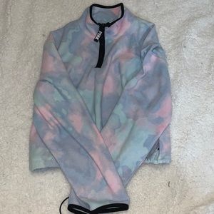 Tye dyed turtle neck sweater